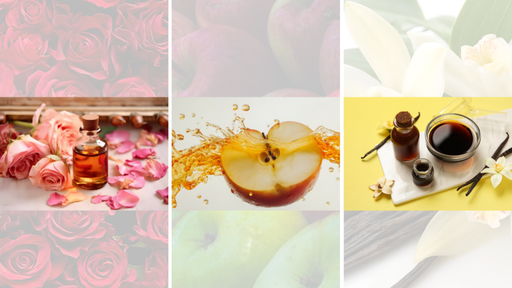 sampul apel mawar vanila